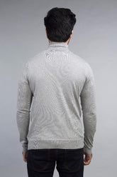 Ash Grey Full Sleeve Fashion Sweater Gibson FS-SWT-IMP-FD-94-03